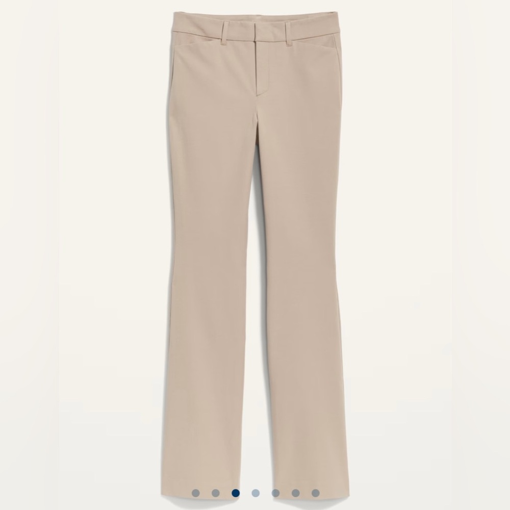 Old Navy Taupe Pixie Flare Pants